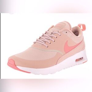 NIKE WOMENS AIR MAX THEA Pink Oxford/Bright Melon/ White - Size: 9